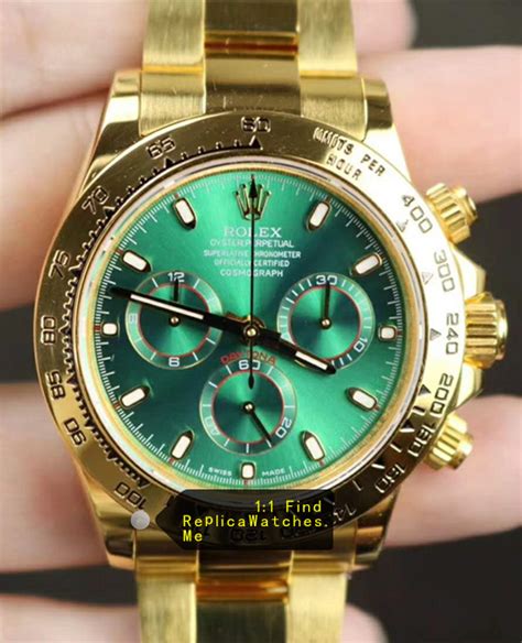 fake green faced rolex|rolex watches with green face.